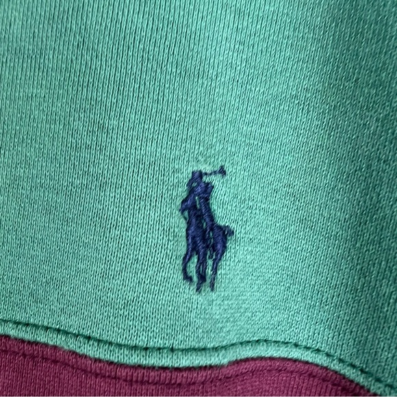 Vintage 1990s Ralph Lauren Distressed Pullover Sweatshirt XL - Picture 3 of 11